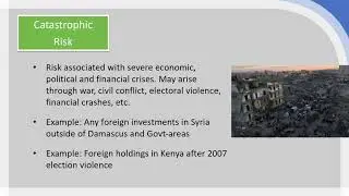 Political Risks