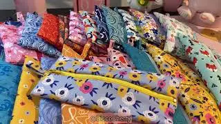 Making 30 small pencil cases for my small shop