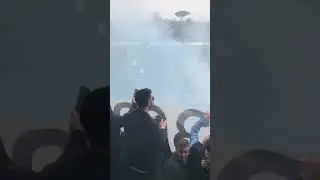 Formello, cori durante l’allenamento a porte aperte per festeggiare la vittoria nel Derby