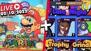 [02/10/2022] Mario 64 Speed runs | Brawl Stars Trophy Grind AND MORE