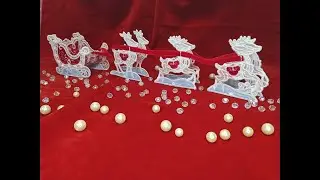 ВЫШИТАЯ УПРЯЖКА ОЛЕНЕЙ