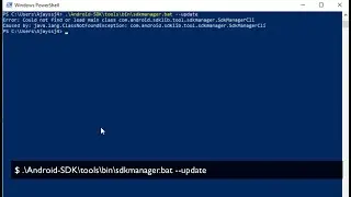 [ Solved ] Error: Could not find or load main class com.android.sdklib.tool.sdkmanager.SdkManagerCli