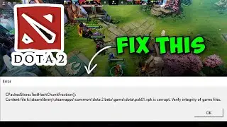 How to Fix Dota 2 Content file vpk is Corrupt Verify Integrity of Game Files