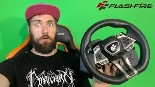 ✅ИГРОВОЙ РУЛЬ + 3 ПЕДАЛИ + ШИФТЕР - руль для ПК - FLASHFIRE IMOLA F107