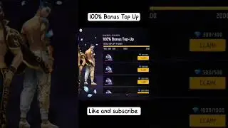 New top up event 😱 / 100% bonus top up 💯 / double diomond top up double diomond top up event 