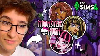 Every TINY HOUSE is a MONSTER HIGH in The Sims 4💀 Pt. 1
