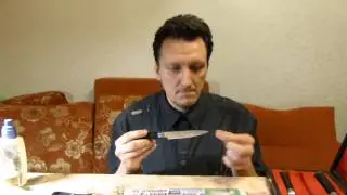 Набор ножей Самура Дамаскус 2 После Заточки
