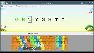 Shift key typing practice 