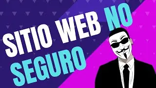 SITIO WEB NO SEGURO ! 