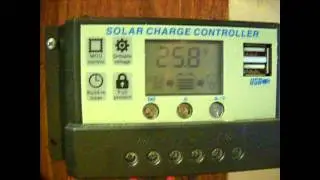 Solar charge controller 24V   20A  + usb.mp4