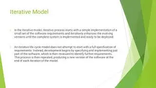 Iterative Model