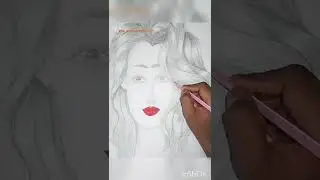 how to draw a girl pencil sketch for beginners @KartikDrawingAcademy