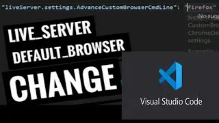 How to change default browser Visual Studio Code | Vs Code default browser Change in hindi | 2022