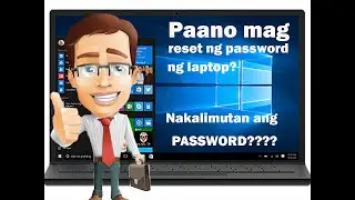 How to reset laptop password in windows 10? 