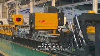 rollforming line for metal corrugated structure | equipment for the production of corrugated sheets