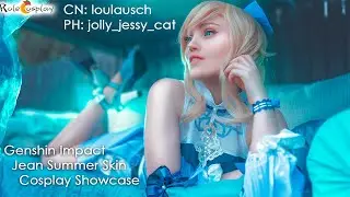 Genshin Impact Jean Summer Outfit cosplay showcase RoleCosplay