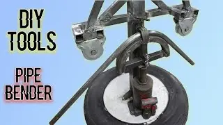 DIY A HOMEMADE PIPE BENDING MACHINE/ SMART METAL BENDER