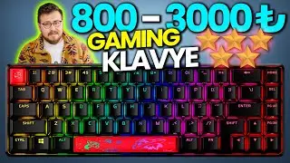 AMAZON'S MOST POPULAR GAMING KEYBOARDS (800 TL - 3000 TL)