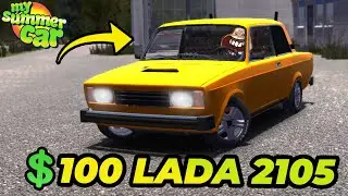 $100 LADA 2105 from OLD GARAGE! | My Summer Car 