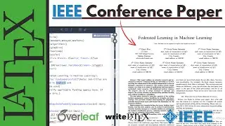 How to write IEEE Conference Paper in LATEX | IEEE Research Paper in LATEX