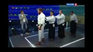 Мастер-класс по айкидо для Александра Емельяненко