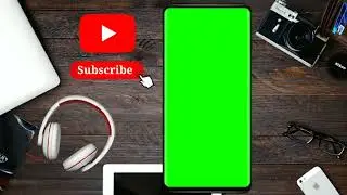 GREEN SCREEN mobile Template for YouTube | Mobile Template green screen free download