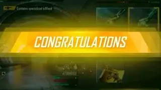 Free fire gone skin 😍 congratulation