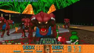 Doom 2 [Junkfood 2]: Map Ate (Map08) - UV-fast in 3:08