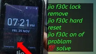 jio f30c  lock  remove.            jio f30c hard reset