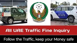 How to Check All Traffic fine Enquiry, and Payment information for Abu Dhabi, Dubai, Sharjah UAE