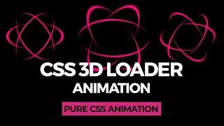 CSS 3D Loader Animation