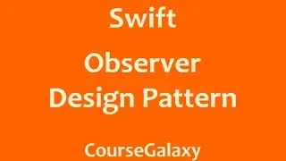 Observer Design Pattern In Swift