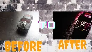 Combination of photos before and after