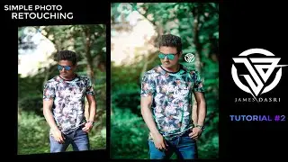SIMPLE RETOUCH TUTORIAL #2| PHOTOSHOP | Beginners| JAMES DASRI | JD DESIGN #Adobe photoshop #retouch