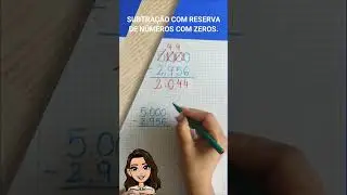Duas maneiras de calcular subtração de números terminados em zero. Qual você acha mais fácil?