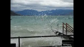 ATTERSEE WIRD ZUR NORDSEE  - Sturm 