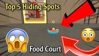Top 5 Hiding Spots in Food Court Map || Hide Online || HideWithArfan