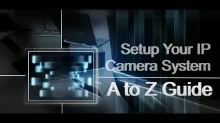 CCTV IP camera installation | Complete IP Camera POE Switch Wiring With NVR | Network Camera Setup