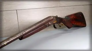 Restoring Old 1908 Hopkins & Allen Double barrel shotgun, #restoration #antiqueguns