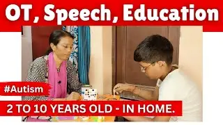 OT SPEECH EDUCATION SITTING ACTIVITIES FOR AUTISM || Autism Sitting Activities in Home