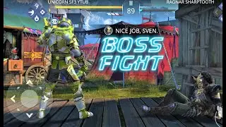 Shadow Fight 3 - Defeat Boss Ragnar Sharptooth while using Legionary items!!