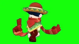 Quickdraw Edgar Brawl Stars Winning Pose Green Screen (BETA)