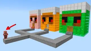 Which house will the villager choose?
