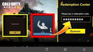 Emote Redeem Code CODM || Cod mobile Redeem Code For Free || How to get Free Emote Cod mobile