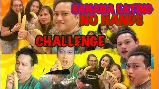 EATING BANANA NO HANDS CHALLENGE