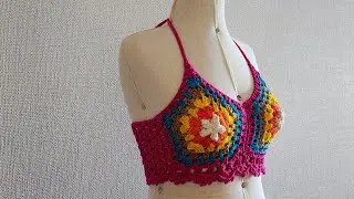 CROPPED DE CROCHÊ PASSO A PASSO (Carnaval)