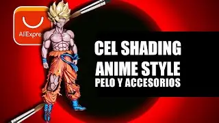 Learn how to repaint from 0! Goku custom figure repaint Aliexpress [Episode 6] Hair and accessories