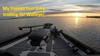 Fishing Day 5, taking my friend out for his first time trolling for Walleye!
