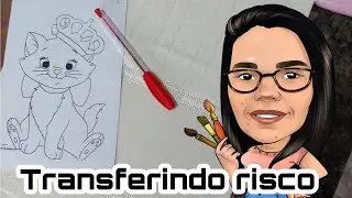 Como passar o risco para o tecido  -  dicas para iniciantes na pintura em tecido