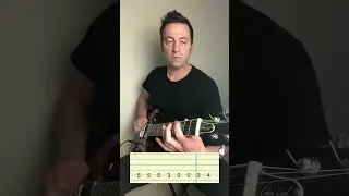 First Easy Riff To Learn Guitar with Tabs